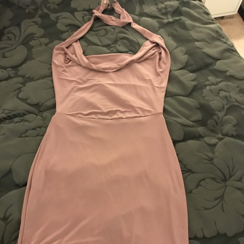 Halter backless Dress